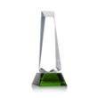 Rustern Obelisk Award on Base - Green | https://www.bestnamebadges.com