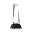 Rustern Obelisk Award on Base - Black | https://www.bestnamebadges.com