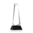 Rustern Obelisk Award on Base - Black | https://www.bestnamebadges.com