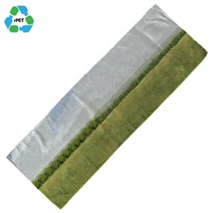 RPET Sublimated Microfiber Velour Golf Towel w/ Grommet | https://www.bestnamebadges.com