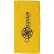60" x 30" Colored Coastal Beach Towel | https://www.bestnamebadges.com