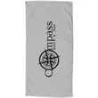 60" x 30" Colored Coastal Beach Towel | https://www.bestnamebadges.com