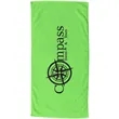 60" x 30" Colored Coastal Beach Towel | https://www.bestnamebadges.com