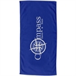 60" x 30" Colored Coastal Beach Towel | https://www.bestnamebadges.com