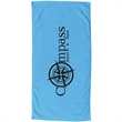 60" x 30" Colored Coastal Beach Towel | https://www.bestnamebadges.com