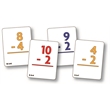 Subtraction Flash Cards | https://www.bestnamebadges.com