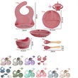 Silicone Baby Feeding Set | https://www.bestnamebadges.com