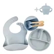 Silicone Baby Feeding Set | https://www.bestnamebadges.com