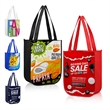 Small Laminated Non Woven Gift Bag With Curved Bottom | https://www.bestnamebadges.com