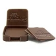 Classic Luxury Executive Desk Leatherette Square Coaster Set | https://www.bestnamebadges.com