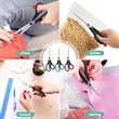 Sharp Blade Comfort-Grip Handle Multipurpose Scissors | https://www.bestnamebadges.com