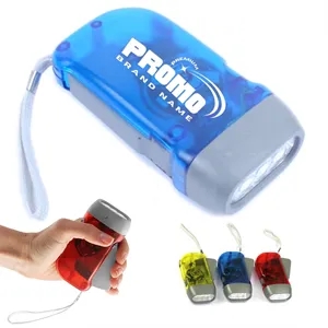 3 Lights Emergency Safety Tool Hand Crank Flashlight