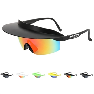 Outdoor Travel Cycling Unisex Visor Sports Hat Sunglasses