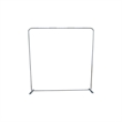 8Ft Custom Printed Pillowcase Backdrop Display Kit | https://www.bestnamebadges.com