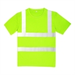 High Visibility Safety T Shirt With Two Reflective Stripes | https://www.bestnamebadges.com