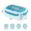 Compartment Leak Proof Bento Box with Cutlery | https://www.bestnamebadges.com