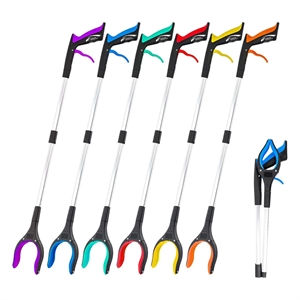 Foldable Grabber Pickup Tool with 360 Rotating Jaw & Magnet