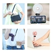 USB Rechargeable with LED Display Portable Handheld Fan | https://www.bestnamebadges.com