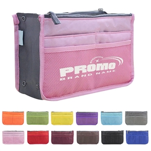 13 Pockets Insert for Handbag Nylon Travel Organizer Bag