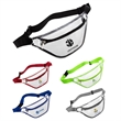 Custom Clear Fanny Pack With Zipper Pocket | https://www.bestnamebadges.com