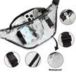 Custom Clear Fanny Pack With Zipper Pocket | https://www.bestnamebadges.com