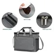 Insulated Soft Cooler Lunch Bag With Custom Logo | https://www.bestnamebadges.com