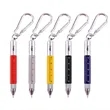 6In1 Key Ring Pen with Carabiner | https://www.bestnamebadges.com