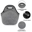 Reusable Spill Resistant Insulated Neoprene Lunch Bag | https://www.bestnamebadges.com