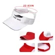 Custom Visor Cap Adjustable Breathable Sun Protective | https://www.bestnamebadges.com