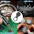 Portable Folding Pocket 10X Magnifying Glass For Reading | https://www.bestnamebadges.com