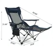 Portable Folding Reclining Camping Chair with Carry Bag | https://www.bestnamebadges.com