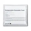 Disposable Biodegradable Towel - White | https://www.bestnamebadges.com