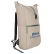 Brockton PU Leatherette Waterproof Backpack | https://www.bestnamebadges.com