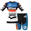 Custom Full Color Dye Sublimation Cycling Jersey Set | https://www.bestnamebadges.com