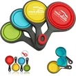 Food Grade Silicone Collapsible Portable Tool Measuring Cup | https://www.bestnamebadges.com