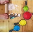 Food Grade Silicone Collapsible Portable Tool Measuring Cup | https://www.bestnamebadges.com
