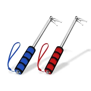 5' Hand Held Telescopic Flagpole - Retractable Pole | https://www.bestnamebadges.com