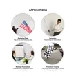 4' Hand Held Telescopic Flagpole - Retractable Pole | https://www.bestnamebadges.com