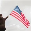4' Hand Held Telescopic Flagpole - Retractable Pole | https://www.bestnamebadges.com