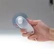 Cute Portable Mini Fan with Light & Carabiner | https://www.bestnamebadges.com
