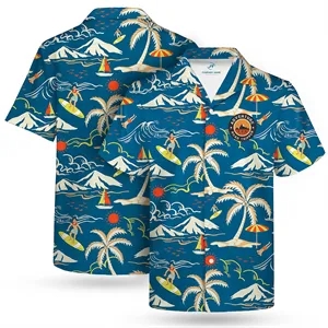 135gsm Sublimated Hawaiian Cuban Camp Shirt-UPF 50+