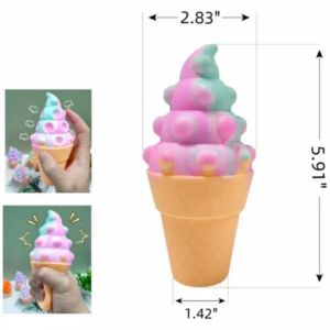 Ice Cream Shaped Squeeze Toy Stress Reliever