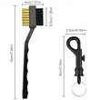 Golf Club Double Brush | https://www.bestnamebadges.com