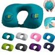 In stock Push Inflatable Travel Neck Pillows | https://www.bestnamebadges.com