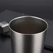 10oz. Stainless Steel Single Layer Water Cup | https://www.bestnamebadges.com