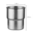Outdoor Camping Portable Foldable Handle Cup With Straw Lid | https://www.bestnamebadges.com