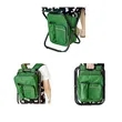 Multifunctional Outdoor Portable Folding Backpack Stool | https://www.bestnamebadges.com