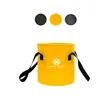 Collapsible Portable Round Outdoor Bucket | https://www.bestnamebadges.com