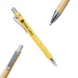Bamboo Wooden Retractable Ballpoint Pen | https://www.bestnamebadges.com