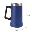 24oz. Vacuum Insulation Protable Cold Tumbler W/ Handle | https://www.bestnamebadges.com